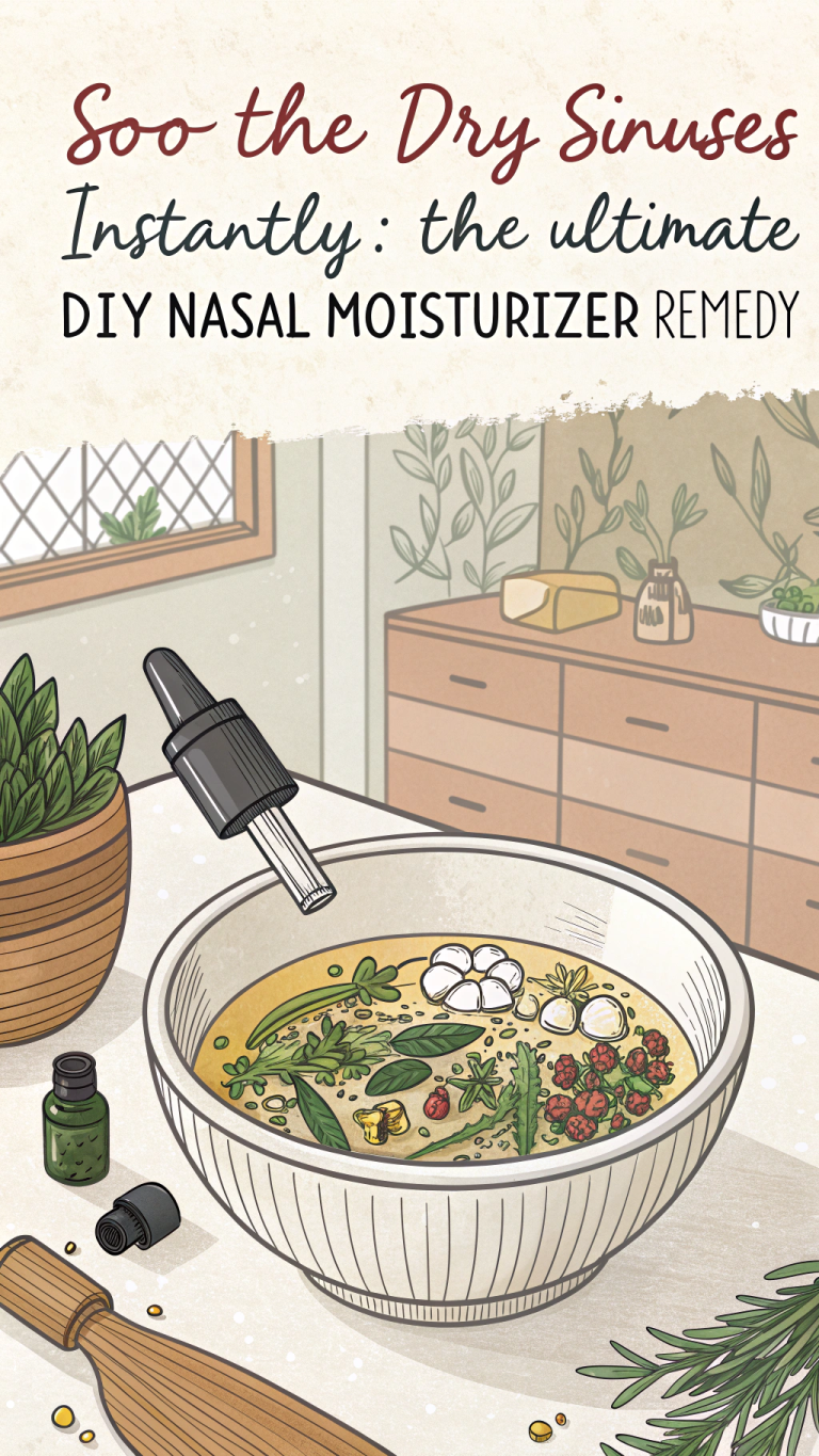 Nasal Moisturizer Home Remedy A Guide To Soothing Dry Sinuses